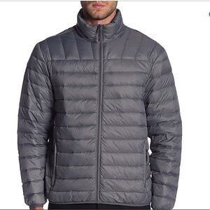 Hawk & Co Grey Down-Filled Men’s Jacket Size S